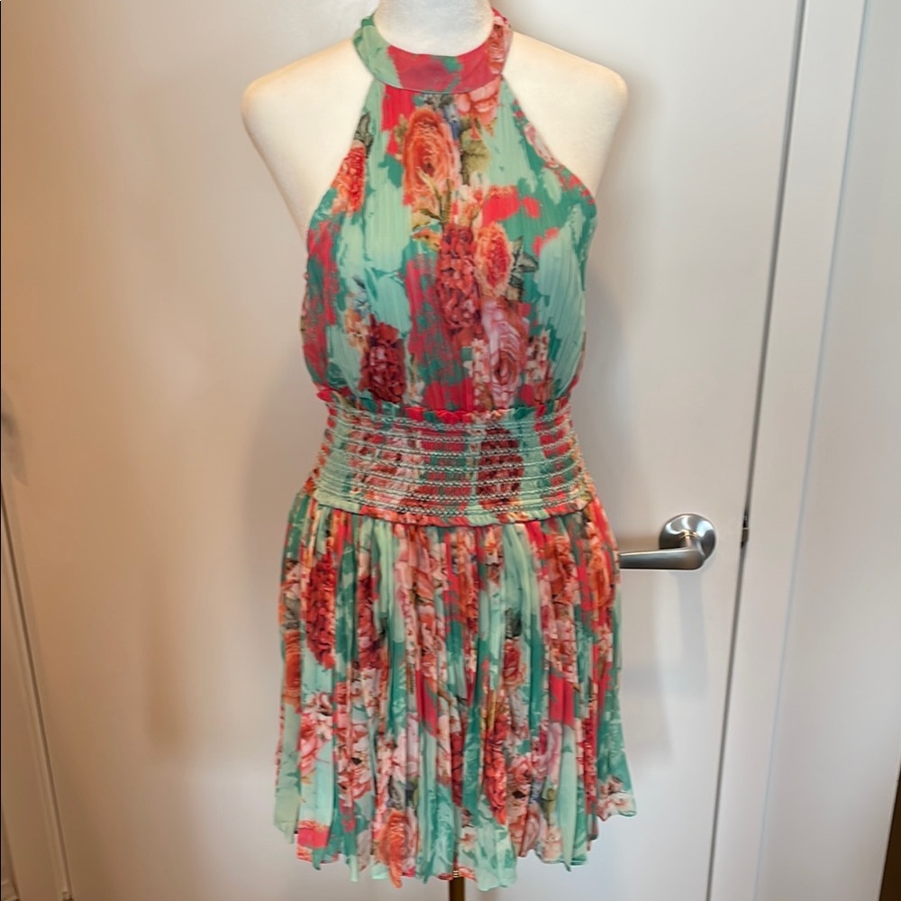 Rococo Sand Ivy Halter Mini Dress NWT - Picture 2 of 11